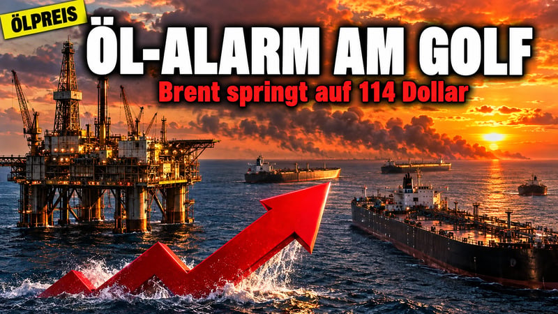 Öl-Alarm am Golf: Brent springt auf 114 Dollar – Trump wettert gegen Iran!