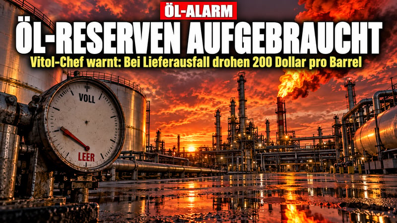 Öl-Alarm in London: Der Westen hat seine Reserven verbraucht!