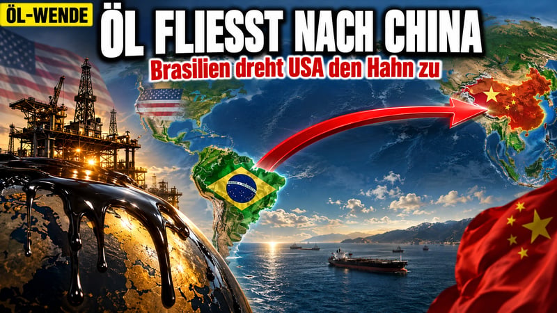 Öl-Beben: Brasilien lässt die USA stehen und beliefert jetzt China!