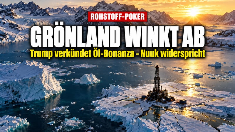 Öl-Fieber im Eis: Trump verkündet Grönland-Bonanza – Nuuk winkt ab