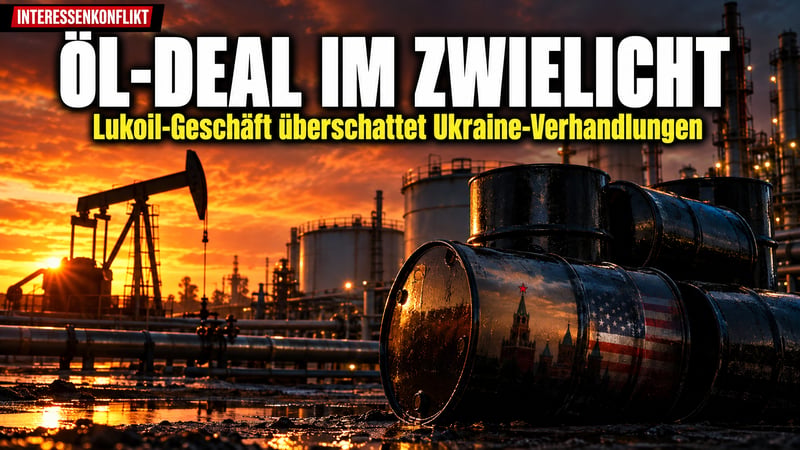 Öl gegen Frieden? Trumps Unterhändler im Zwielicht des Lukoil-Deals