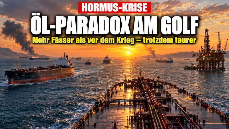 Öl-Paradox am Golf: Mehr Fässer als vor dem Krieg – und trotzdem teurer!