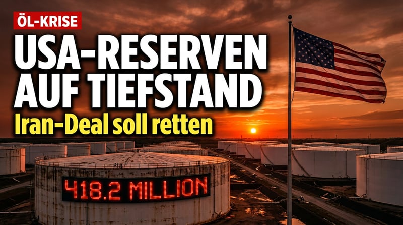 Öl-Reserven der USA schmelzen dahin – kommt der Iran-Deal zur rechten Stunde?