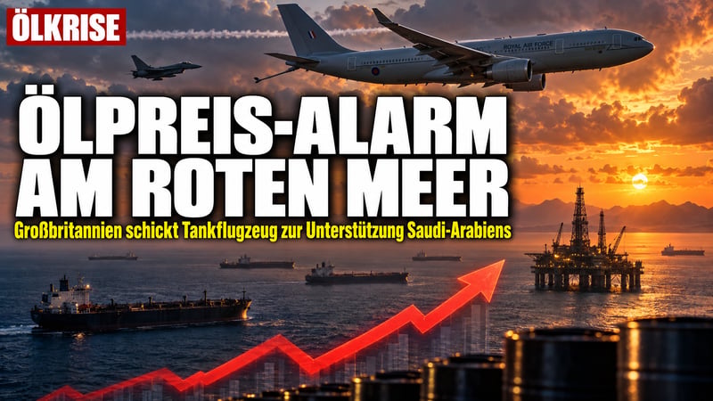 Öl-Schock am Roten Meer: London schickt nur einen Tankflieger!