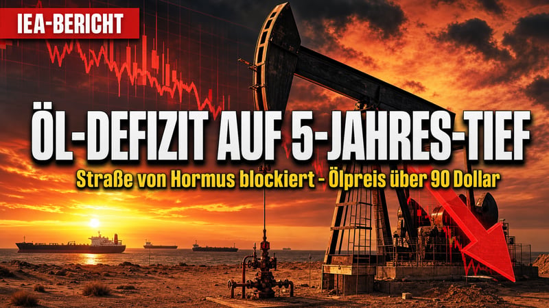 Öl-Schock: IEA meldet tiefstes Defizit seit fünf Jahren