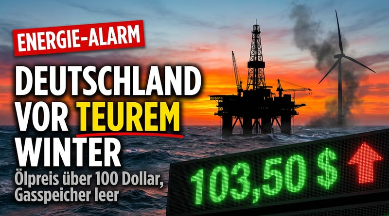 Öl über 100 Dollar, leere Gasspeicher, Windparks ohne Rechnung: Deutschland schlittert in einen teuren Winter