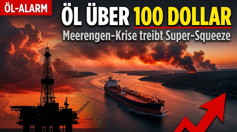 Öl über 100 Dollar: Wie die Meerengen-Krise die Rohstoffmärkte in einen "Super-Squeeze" treibt