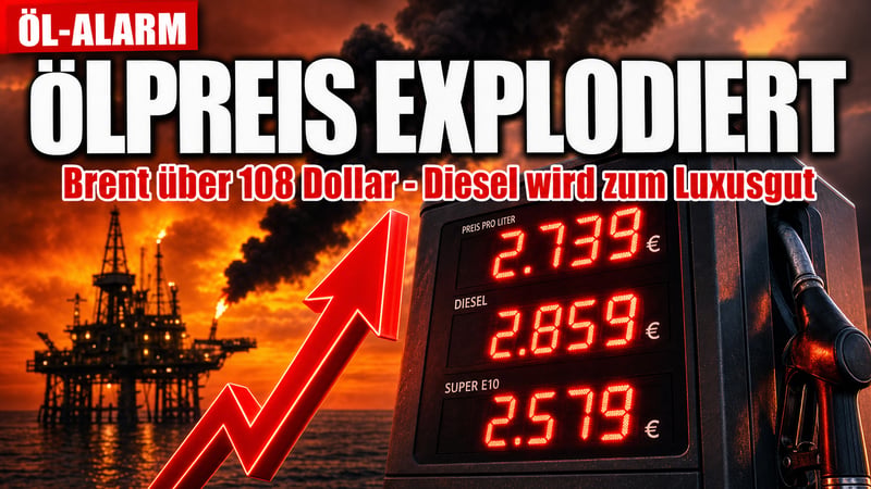 Öl über 108 Dollar: Jetzt wird der Diesel zum Luxusgut!