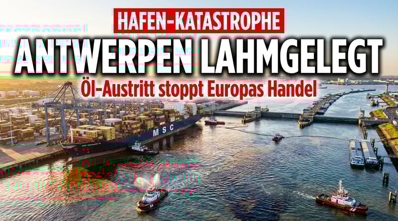 Ölkatastrophe lähmt Europas zweitgrößten Hafen – Antwerpen kämpft mit den Folgen