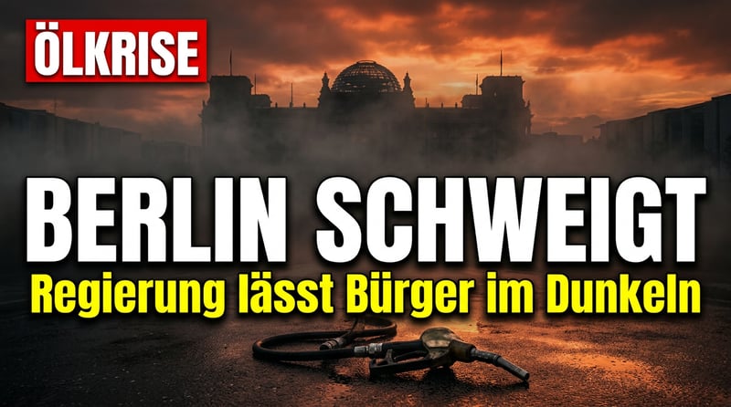 Ölkrise im Blindflug: Wie Berlin die Bürger im Dunkeln tappen lässt