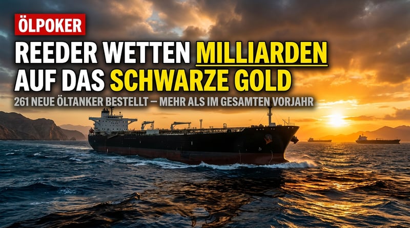 Ölmarkt-Poker: Reeder wetten Milliarden auf den Durst nach schwarzem Gold – während die Grünen vom Ende des Öls träumen