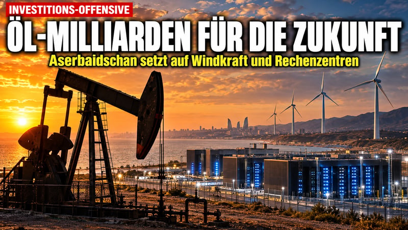 Ölmilliarden für KI und Windräder: Alijews kühne Wette auf die Zukunft