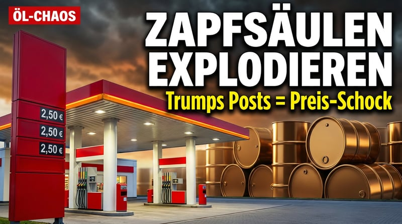 Ölpreis-Chaos: Wie Trumps Social-Media-Posts die Zapfsäulen in Deutschland explodieren lassen