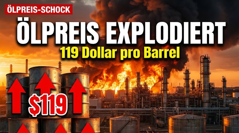 Ölpreis durchbricht 100-Dollar-Marke: Nahost-Eskalation erschüttert die Weltmärkte