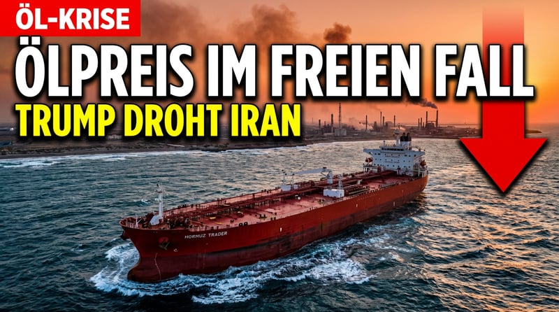 Ölpreis im freien Fall: Trumps Iran-Drohungen erschüttern die Energiemärkte