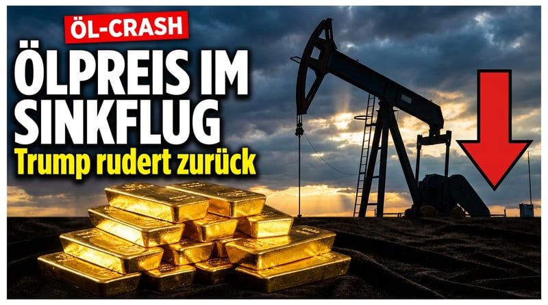 Ölpreis im Sinkflug: Trump rudert bei Iran-Drohungen zurück