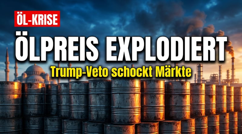 Ölpreis-Schock und Trump-Veto: Wie die Iran-Krise die Weltmärkte in Atem hält