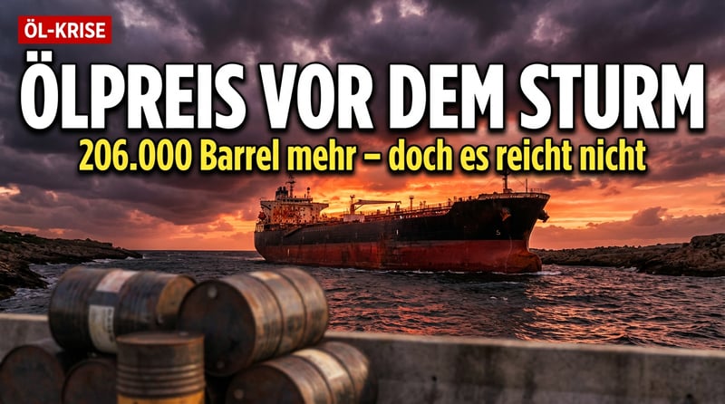 Ölpreis vor dem Sturm: OPEC+ erhöht Förderung – doch die Rechnung geht nicht auf