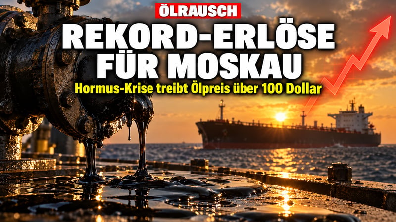 Ölrausch für den Kreml: Hormus-Krise beschert Moskau Rekordeinnahmen