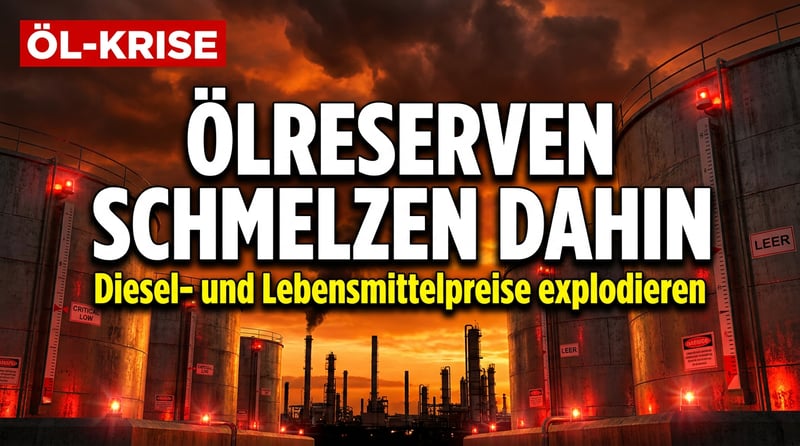 Ölreserven schmelzen dahin – Iran-Krieg treibt Diesel- und Lebensmittelpreise in gefährliche Höhen