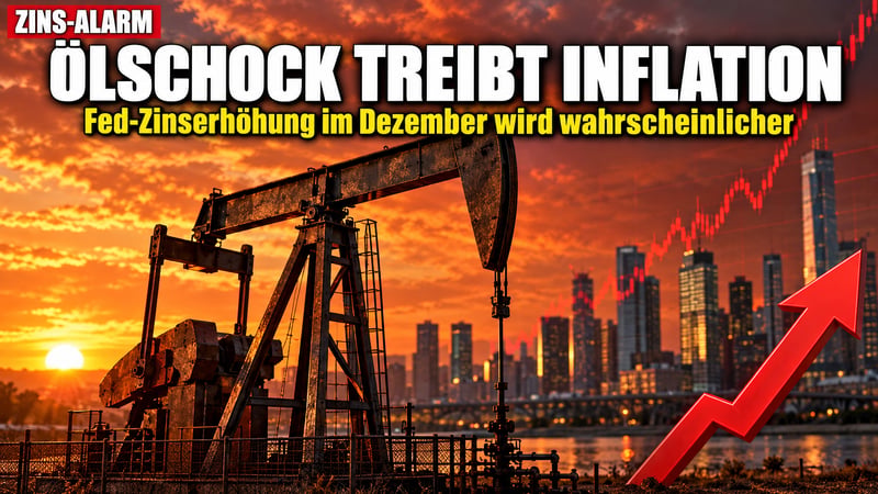 Ölschock treibt US-Inflation: Droht der nächste Zinshammer der Fed?
