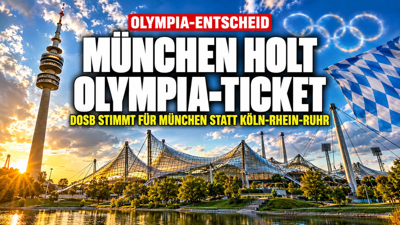 Olympia-Krimi entschieden: München soll Deutschland die Spiele holen