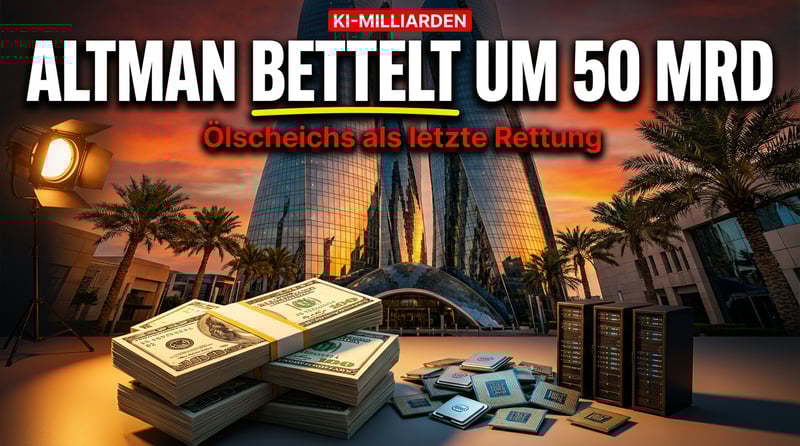 OpenAI auf Betteltour: Sam Altman sucht Milliarden bei arabischen Staatsfonds