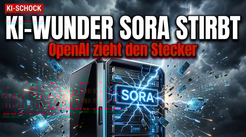 OpenAI zieht den Stecker: Video-Wunderwaffe Sora landet auf dem Abstellgleis