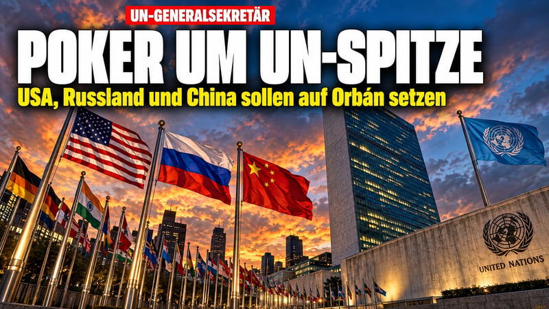 OrbĂĄn an die UN-Spitze? Trumps Coup mit Moskau und Peking!