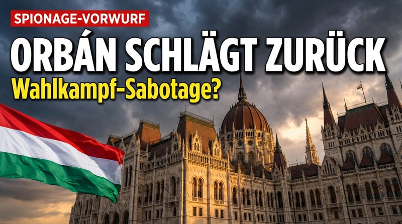 Orbán schlägt zurück: Spionagevorwürfe gegen Ungarns Außenminister als gezielte Wahlkampf-Sabotage?