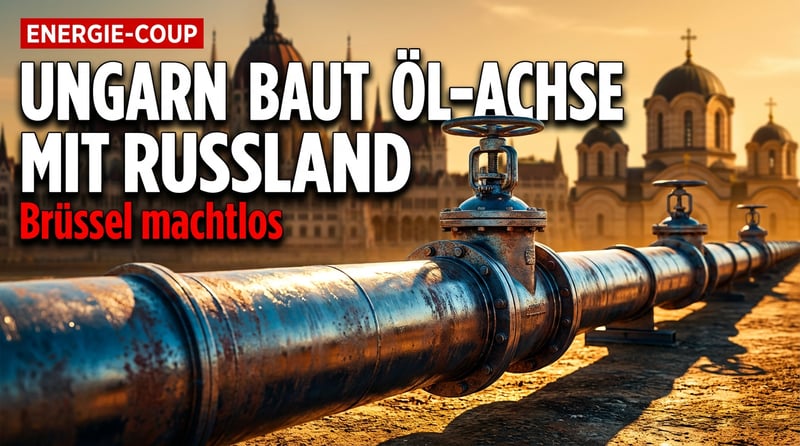 Orbáns Energie-Coup: Ungarn baut mit Russland an einer neuen Ölachse – und Brüssel schaut hilflos zu