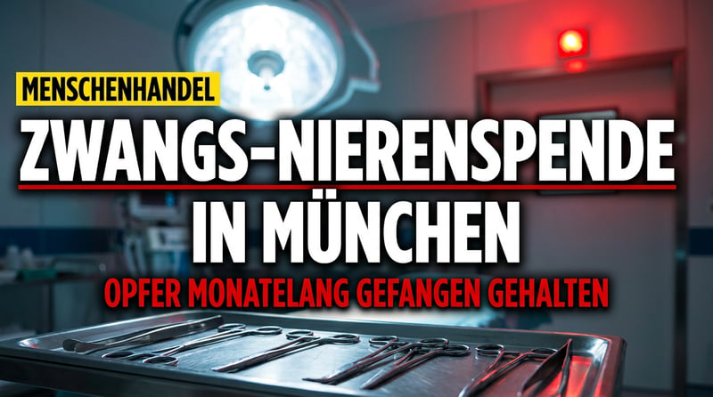 Organhandel mitten in München: Wie ein Mann zur Nierenspende gezwungen wurde