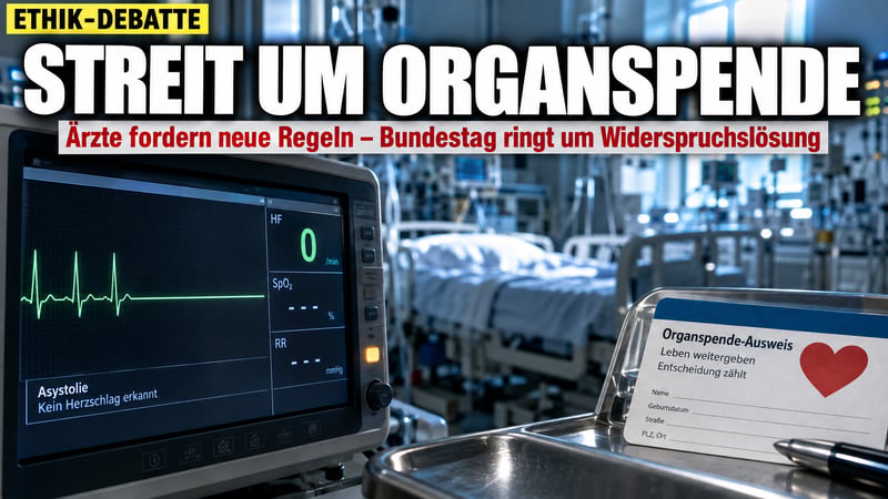 Organspende nach Herzstillstand: Wo endet Medizin, wo beginnt Moral?