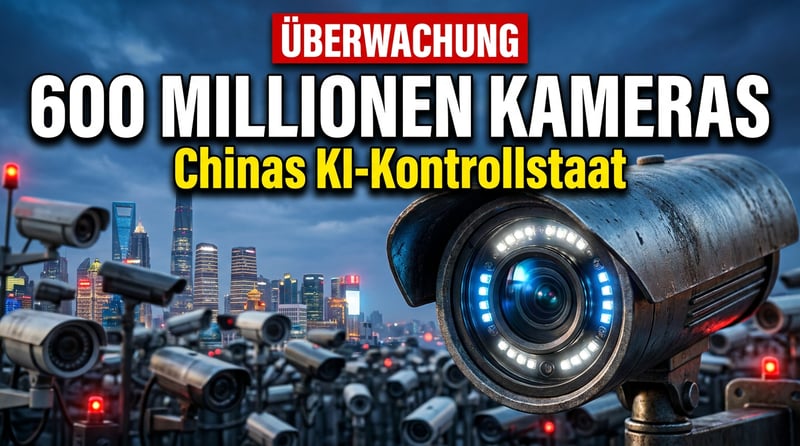Orwell lässt grüßen: Wie Peking mit 600 Millionen Kameras und KI den gläsernen Bürger erschafft