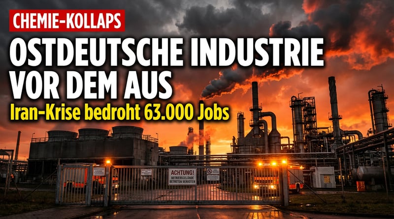 Ostdeutsche Chemieindustrie vor dem Kollaps: Wie die Iran-Krise eine ganze Region in den Abgrund reißt