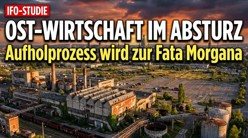 Ostdeutschland im Abwärtssog: Wenn der Aufholprozess zur Fata Morgana wird