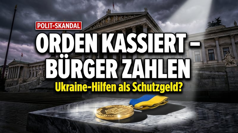 Österreichs Außenministerin kassiert Orden aus Kiew – und fordert von Bürgern Schutzgeld gegen Migration