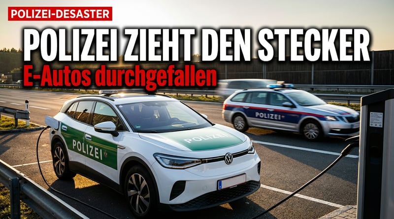 Österreichs Polizei zieht den Stecker: E-Autos im Praxistest krachend durchgefallen