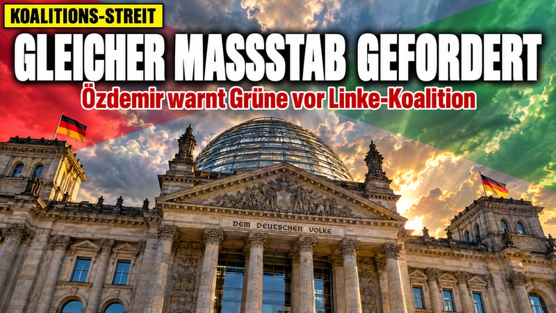 Özdemir-Klartext: Gleicher Maßstab für die Linke wie für die AfD!