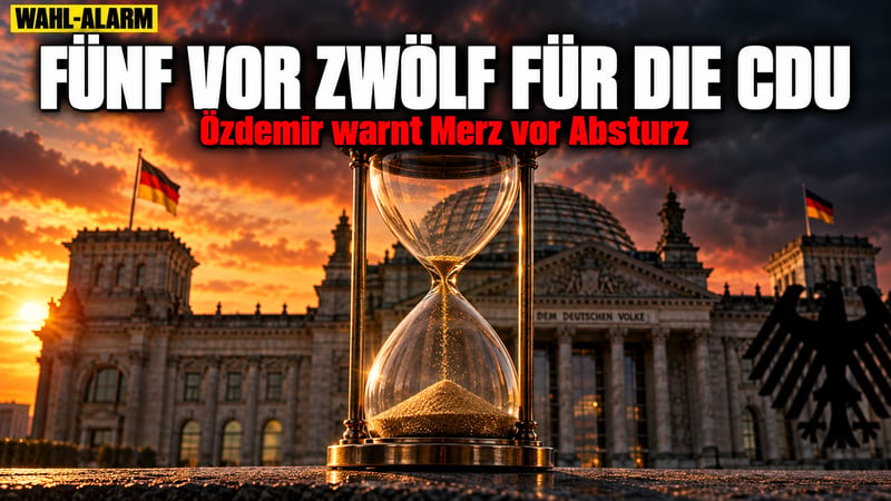 Özdemir warnt Merz: „Fünf vor zwölf“ – droht der CDU der Absturz?