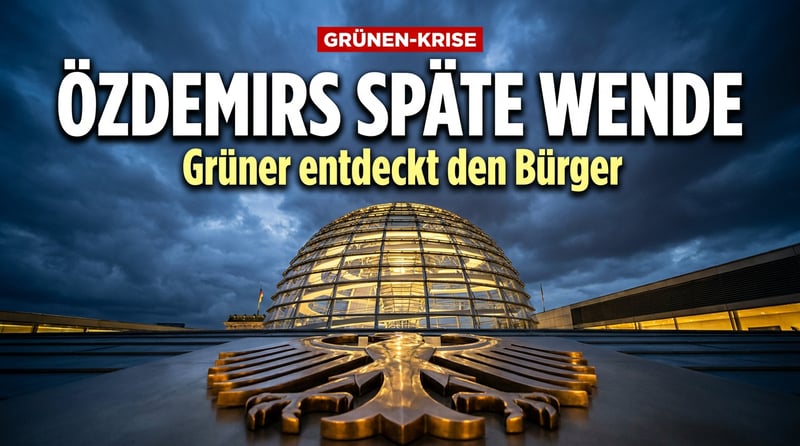 Özdemirs späte Erkenntnis: Wenn der Grüne plötzlich den Volksversteher gibt