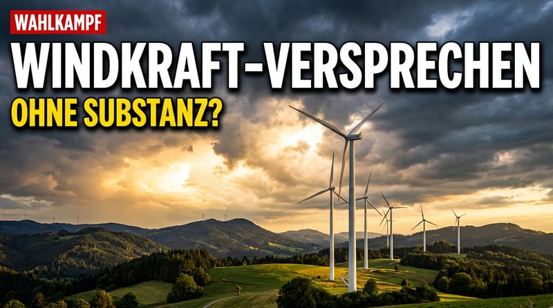 Özdemirs Windkraft-Versprechen: Wenn Wahlkampf auf Realität trifft