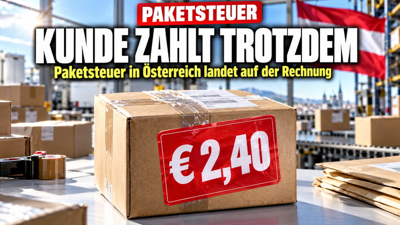 Paketsteuer-Bluff in Österreich: Am Ende zahlt doch wieder der Kunde!
