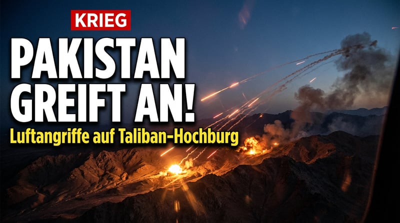 Pakistan eskaliert Militäroffensive: Luftangriffe auf Taliban-Hochburg Kandahar