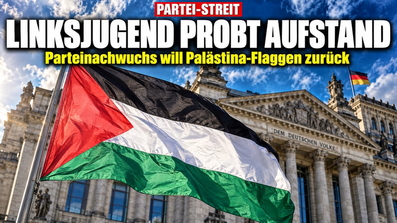 Palästina-Fahnen statt Parteidisziplin: Linksjugend probt den Aufstand