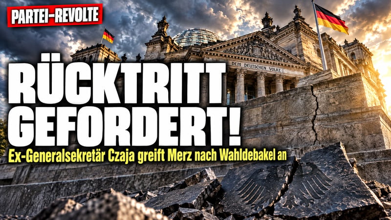 Palastrevolte in der CDU: Merz' früherer General fordert den Rücktritt!