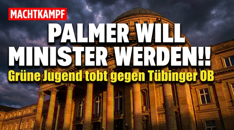 Palmer drängt ins Rampenlicht: Tübingens Rathauschef will Minister werden