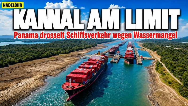 Panamakanal am Limit: Der Welthandel verliert sein zweites Nadelöhr
