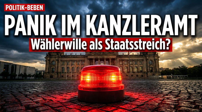 Panik im Kanzleramt: Wenn der Wählerwille zum "Staatsstreich" erklärt wird