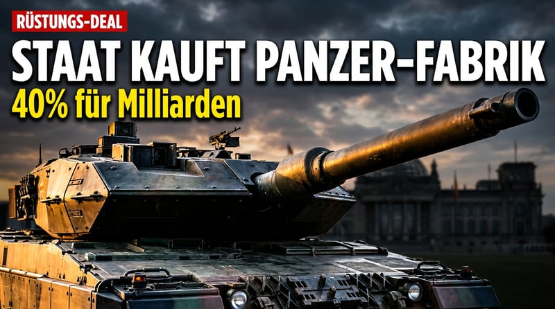 Panzer statt Pflegebetten: Wie der deutsche Staat sich für Milliarden in die Rüstungsindustrie einkauft
